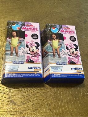 Set of 2 Swimways Minnie Mouse Swimmies Float Arm Bands